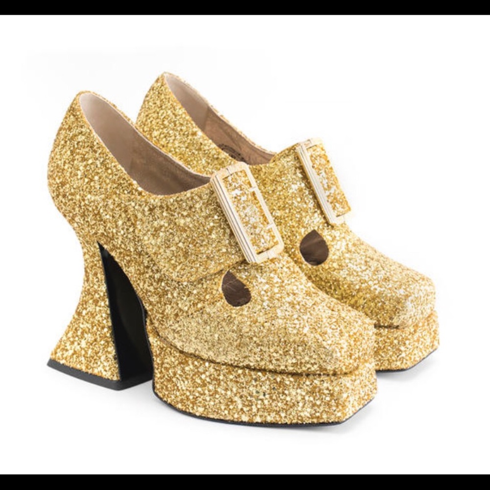 Fluevog Platform Glitter Heels